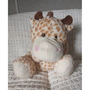 Dan Dee Giraffe Plush 24" Large Jumbo Floppy Pillow Stuffed Animal Pink Nostrils